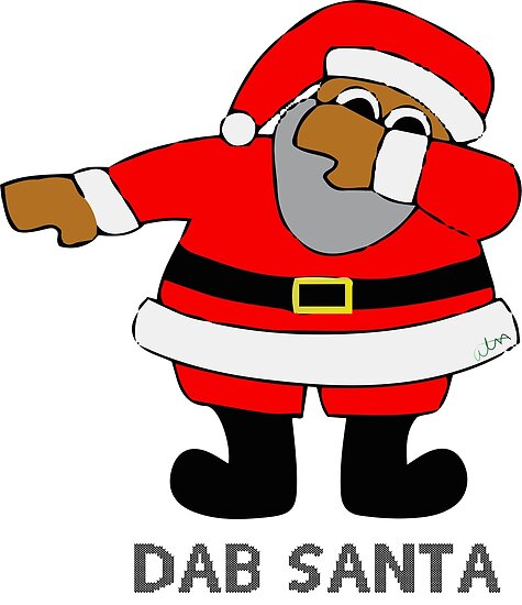 Download "Dabbing Santa" Poster by Munchies216 | Redbubble