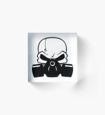 Bloque acrílico Skull Gasmask