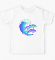 Psychedelic Dolphins Kids Tee