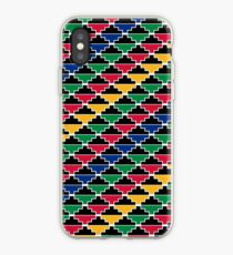 Vinilo o funda para iPhone Colorido africano geométrico - Kwanzaa