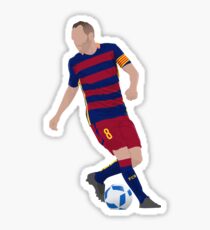 Andres Iniesta Sticker