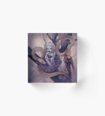 snake child Acrylic Block
