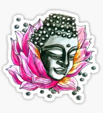 Lotus Buddha Sticker