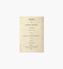 PRIDE and PREJUDICE Novel Cover Art Board