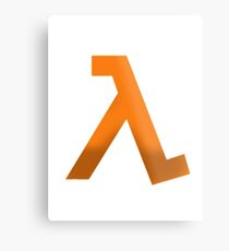 Half life logo shirt Metal Print
