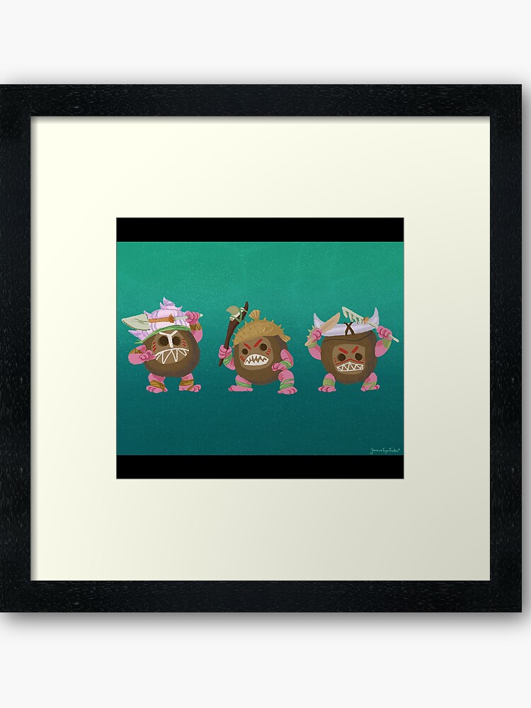 Kakamora Framed Artwork Print photograph relating to Kakamora Printable called Kakamora Framed Artwork Print