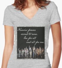 Newsies Forever. Second to none. Shirt mit V-Ausschnitt