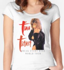 Tina Turner - World Tour - Reproduction Concert Tee 1987 Women's Fitted Scoop T-Shirt