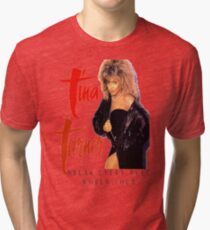 Tina Turner - World Tour - Reproduction Concert Tee 1987 Tri-blend T-Shirt