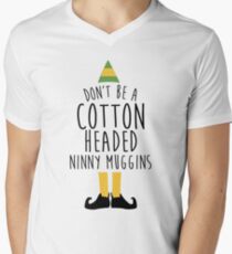 Elf - Cotton Headed Ninny Muggins Men's V-Neck T-Shirt