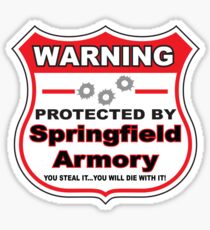 Springfield Protected by Springfield Sticker