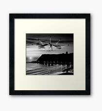 Red Dawn Over Scarborough Framed Print
