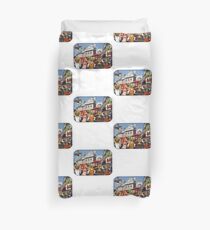 Picadilly Bigheads (London) Duvet Cover