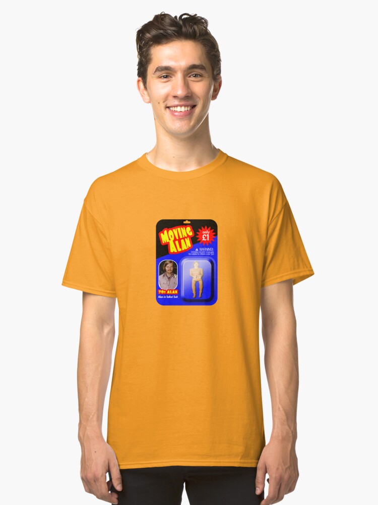 Alternate view of Moving Alan. 70s Alan Classic T-Shirt