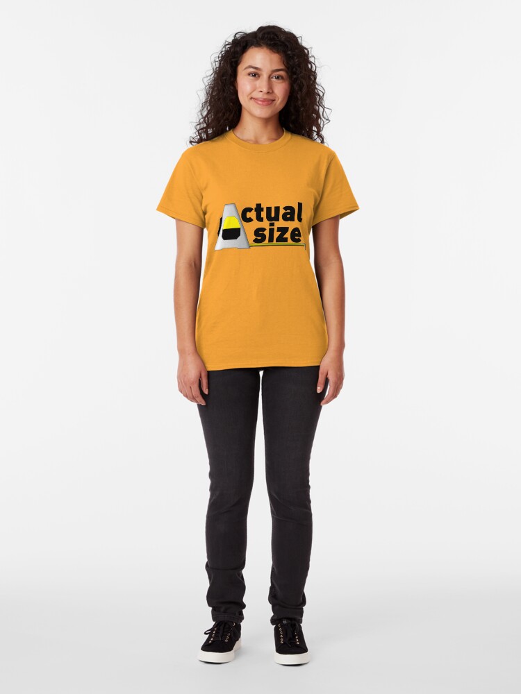 Alternate view of Actual Size Classic T-Shirt
