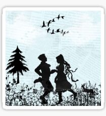 Retro Love Sticker