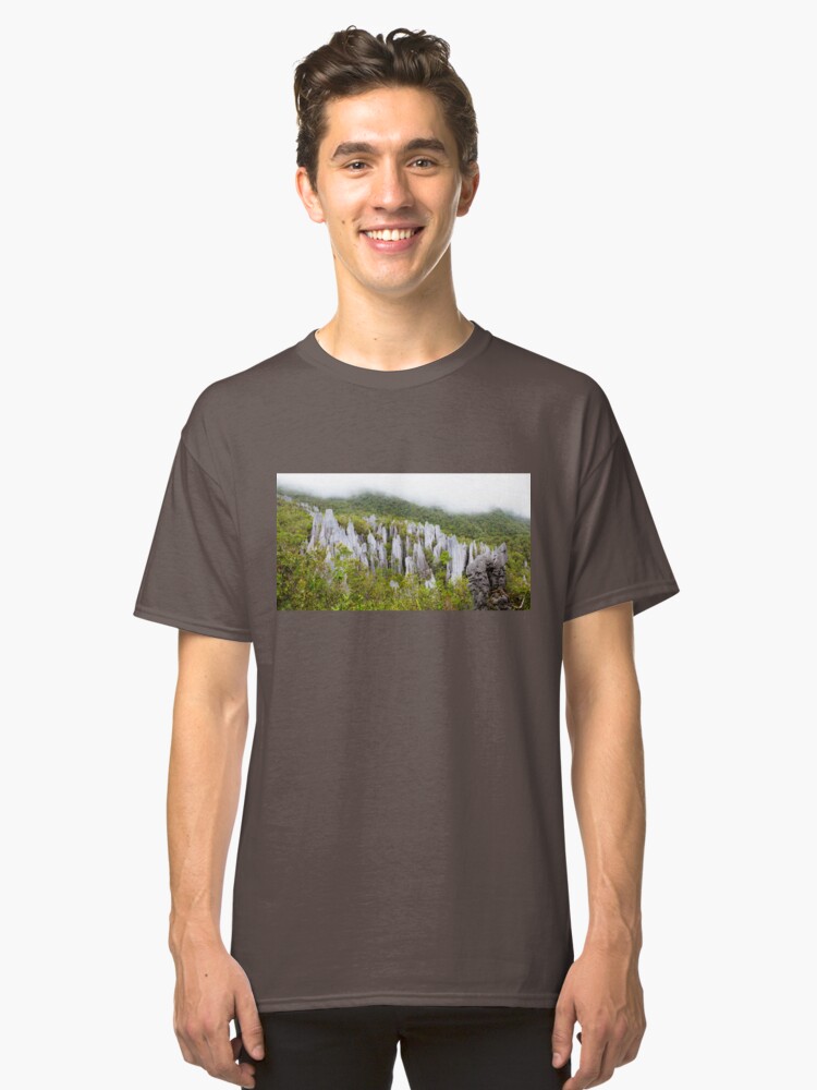 Alternate view of Limestone pinnacles at gunung mulu national park Classic T-Shirt