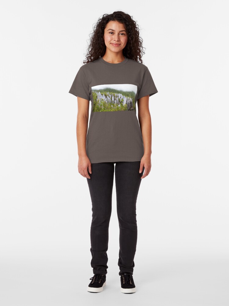 Alternate view of Limestone pinnacles at gunung mulu national park Classic T-Shirt