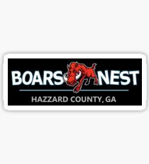 Dukes of Hazzard - Boar's Nest T-Shirt (Modern Redesign) Sticker