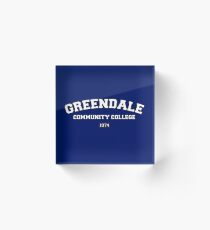 Greendale Community College Acrylic Block