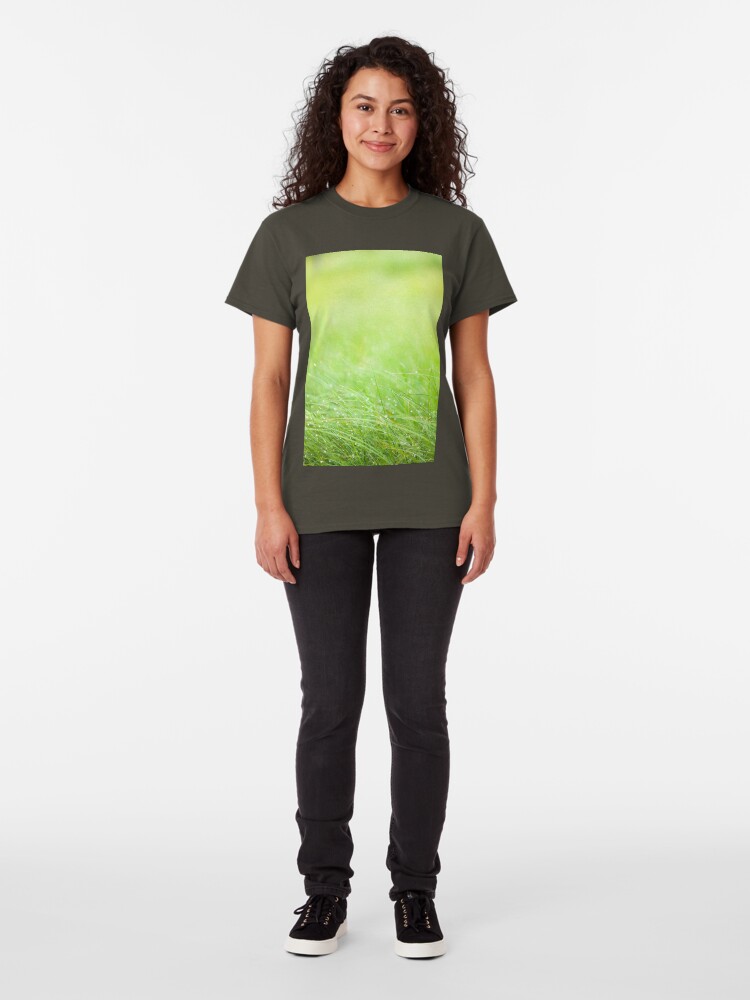 Alternate view of Wet grass Classic T-Shirt