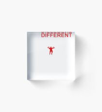 Be Different Acrylic Block