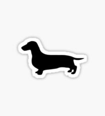 Dachshund Silhouette Sticker