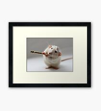 The flute Framed Print