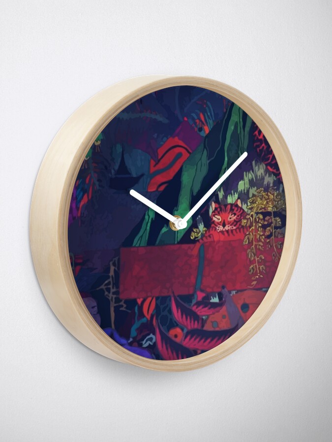 Glass Animals Black Mambo Clock By Electriclove Redbubble