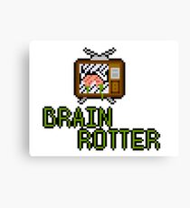 TV Brains! Canvas Print