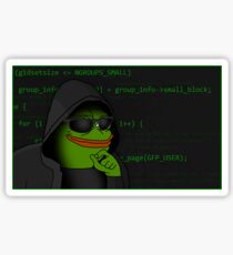 Hacker Pepe Sticker