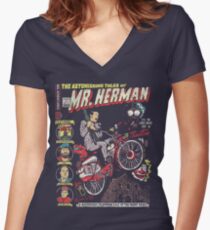 Astonishing Adventures Women's Fitted V-Neck T-Shirt