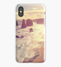 Twelve Apostles with Sun Flare Port Campbell National Park Australia iPhone Case