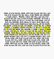 YELLOW Photographic Print