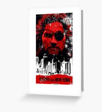 Escape from New York Greeting Card