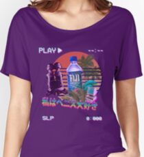 Vaporwave Fiji Bottle Women's Relaxed Fit T-Shirt