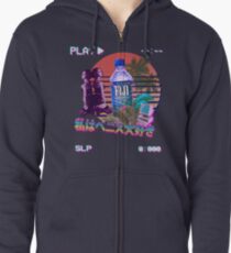 Vaporwave Fidschi Flasche Kapuzenjacke