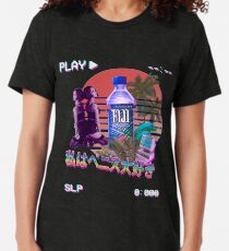 Vaporwave Fiji Bottle Tri-blend T-Shirt