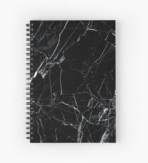 Marble black Spiral Notebook