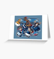 Super 80's Kart Greeting Card