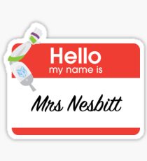 I am Mrs Nesbitt! Sticker