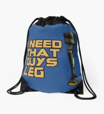 I Need That Guys Leg Drawstring Bag