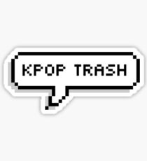 Pegatina Kpop Trash Speech Bubble