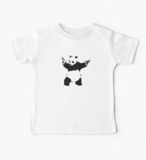 Banksy - armed Panda Bear Baby Tee
