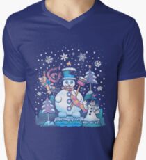 Freezy Winterland V-Neck T-Shirt