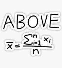 Above Average Sticker