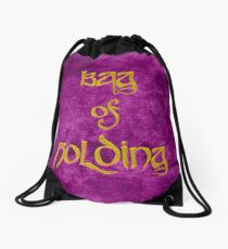 Bag of Holding - Pink Velvet Drawstring Bag
