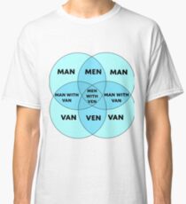 Men With Ven Venn diagram Classic T-Shirt