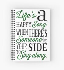 Life's a Happy Song Spiral Notebook