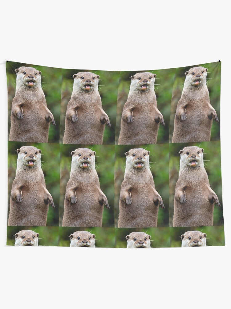 Alternate view of Otter Tapestry